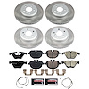 SC6023 Semi-Coated Rotor & Low-Dust Ceramic Brake Pad Kit