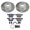 SC6038 Semi-Coated Rotor & Low-Dust Ceramic Brake Pad Kit - image 1
