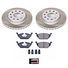 SC6041 Semi-Coated Rotor & Low-Dust Ceramic Brake Pad Kit - image 1