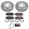 SC6047 Semi-Coated Rotor & Low-Dust Ceramic Brake Pad Kit - image 1