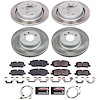 SC6048 Semi-Coated Rotor & Low-Dust Ceramic Brake Pad Kit - image 1