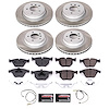 SC6057 Semi-Coated Rotor & Low-Dust Ceramic Brake Pad Kit - image 1