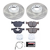 SC6064 Semi-Coated Rotor & Low-Dust Ceramic Brake Pad Kit - image 1