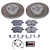 SC6068 Semi-Coated Rotor & Low-Dust Ceramic Brake Pad Kit - image 1