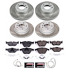 SC6072 Semi-Coated Rotor & Low-Dust Ceramic Brake Pad Kit - image 1