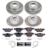 SC6074 Semi-Coated Rotor & Low-Dust Ceramic Brake Pad Kit - image 1