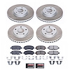 SC6075 Semi-Coated Rotor & Low-Dust Ceramic Brake Pad Kit - image 1
