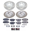 SC6076 Semi-Coated Rotor & Low-Dust Ceramic Brake Pad Kit - image 1
