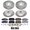 SC6084 Semi-Coated Rotor & Low-Dust Ceramic Brake Pad Kit - image 1