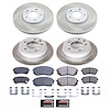 SC6088 Semi-Coated Rotor & Low-Dust Ceramic Brake Pad Kit - image 1