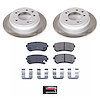 SC6093 Semi-Coated Rotor & Low-Dust Ceramic Brake Pad Kit - image 1