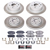 SC6095 Semi-Coated Rotor & Low-Dust Ceramic Brake Pad Kit - image 1