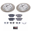 SC6097 Semi-Coated Rotor & Low-Dust Ceramic Brake Pad Kit - image 1