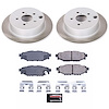 SC6107 Semi-Coated Rotor & Low-Dust Ceramic Brake Pad Kit - image 1
