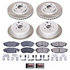 SC6110 Semi-Coated Rotor & Low-Dust Ceramic Brake Pad Kit - image 1