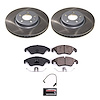 SC6133 Semi-Coated Rotor & Low-Dust Ceramic Brake Pad Kit