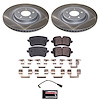 SC6139 Semi-Coated Rotor & Low-Dust Ceramic Brake Pad Kit - image 1