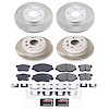 SC6171 Semi-Coated Rotor & Low-Dust Ceramic Brake Pad Kit - image 1