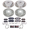 SC6227 Semi-Coated Rotor & Low-Dust Ceramic Brake Pad Kit - image 1