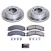 SC6258 Semi-Coated Rotor & Low-Dust Ceramic Brake Pad Kit - image 1