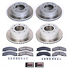 SC6259 Semi-Coated Rotor & Low-Dust Ceramic Brake Pad Kit - image 1