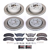 SC6268 Semi-Coated Rotor & Low-Dust Ceramic Brake Pad Kit - image 1
