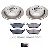 SC6271 Semi-Coated Rotor & Low-Dust Ceramic Brake Pad Kit - image 1