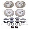 SC6291 Semi-Coated Rotor & Low-Dust Ceramic Brake Pad Kit
