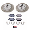 SC6292 Semi-Coated Rotor & Low-Dust Ceramic Brake Pad Kit - image 1