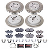 SC6298 Semi-Coated Rotor & Low-Dust Ceramic Brake Pad Kit - image 1