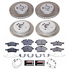 SC6299 Semi-Coated Rotor & Low-Dust Ceramic Brake Pad Kit - image 1