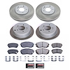 SC6307 Semi-Coated Rotor & Low-Dust Ceramic Brake Pad Kit - image 1