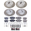 SC6318 Semi-Coated Rotor & Low-Dust Ceramic Brake Pad Kit - image 1