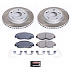 SC6319 Semi-Coated Rotor & Low-Dust Ceramic Brake Pad Kit - image 1