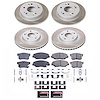 SC6327 Semi-Coated Rotor & Low-Dust Ceramic Brake Pad Kit - image 1