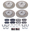 SC6330 Semi-Coated Rotor & Low-Dust Ceramic Brake Pad Kit - image 1