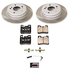 SC6332 Semi-Coated Rotor & Low-Dust Ceramic Brake Pad Kit - image 1