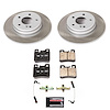 SC6340 Semi-Coated Rotor & Low-Dust Ceramic Brake Pad Kit - image 1