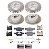 SC6343 Semi-Coated Rotor & Low-Dust Ceramic Brake Pad Kit - image 1