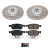 SC6349 Semi-Coated Rotor & Low-Dust Ceramic Brake Pad Kit - image 1