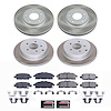 SC6361 Semi-Coated Rotor & Low-Dust Ceramic Brake Pad Kit - image 1