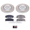 SC6374 Semi-Coated Rotor & Low-Dust Ceramic Brake Pad Kit - image 1