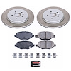 SC6376 Semi-Coated Rotor & Low-Dust Ceramic Brake Pad Kit - image 1