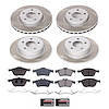 SC6397 Semi-Coated Rotor & Low-Dust Ceramic Brake Pad Kit - image 1