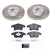SC6399 Semi-Coated Rotor & Low-Dust Ceramic Brake Pad Kit - image 1