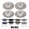 SC6478 Semi-Coated Rotor & Low-Dust Ceramic Brake Pad Kit - image 1