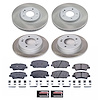 SC6485 Semi-Coated Rotor & Low-Dust Ceramic Brake Pad Kit - image 1