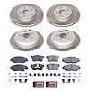 SC6489 Semi-Coated Rotor & Low-Dust Ceramic Brake Pad Kit - image 1