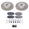 SC6490 Semi-Coated Rotor & Low-Dust Ceramic Brake Pad Kit - image 1