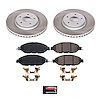SC6496 Semi-Coated Rotor & Low-Dust Ceramic Brake Pad Kit